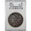 Image 1 : 1894-P MORGAN SILVER DOLLAR - NCGS VF-25