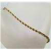 Image 1 : 14K GOLD LADIES BRACELET - 3.7 GRAMS - APPROX. 7"