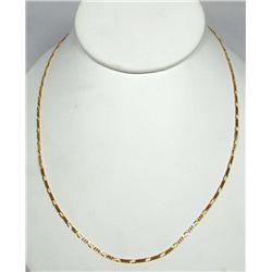 14K GOLD LADIES NECKLACE - 4.3 GRAMS - APPROX. 18"
