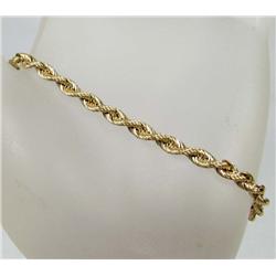 14K GOLD LADIES BRACELET - 1.7 GRAMS - APPROX. 7"