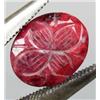 Image 1 : 24.7 CT. NATURAL PIGEON BLOOD RED RUBY - CARVED