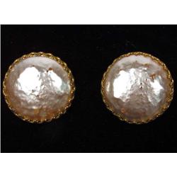 PAIR OF VINTAGE SIGNED MIRIAM HASKELL EARRINGS