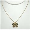 Image 1 : 18K GOLD LADIES NECKLACE W/ PENDANT - 4.3 GRAMS -