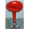 Image 1 : VINTAGE RETRO ORANGE STOOL - ADJUSTIBLE - Must arr