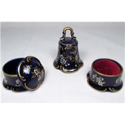 SET OF 3 VINTAGE LINDNER BAVARIA DRESSER ITEMS - P