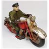 Image 1 : CAST IRON MOTORCYCLE PATROL TOY