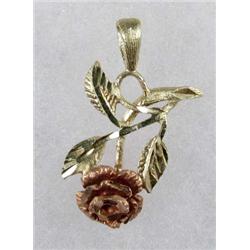 14K GOLD LADIES PENDANT - 1.3 GRAMS