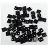 Image 1 : LOT OF 55.3 CTS. OF NATURAL BLACK ONYX  - TOP QUAL