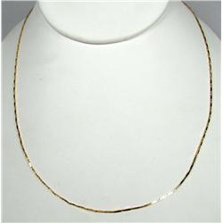 14K GOLD LADIES NECKLACE - 3.0 GRAMS - APPROX. 21"