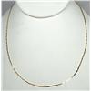 Image 1 : 14K GOLD LADIES NECKLACE - 3.0 GRAMS - APPROX. 21"