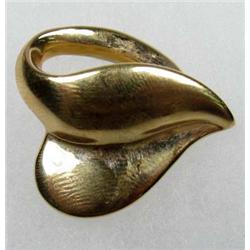 14K GOLD LADIES PENDANT - 1.2 GRAMS - APPROX. 1" A