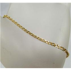 18K GOLD LADIES BRACELET - 1.7 GRAMS - APPROX. 7"