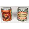 Image 1 : LOT OF 2 EARLY STYLE VEGETABLE ADVERTISING CANS -