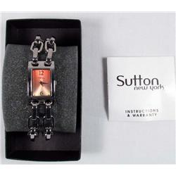 LADIES WRIST WATCH - SUTTON NEW YORK - RUNS - W/ i
