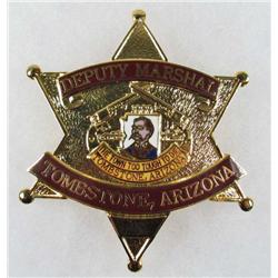 TOMBSTONE ARIZONA DEPUTY MARSHAL BADGE