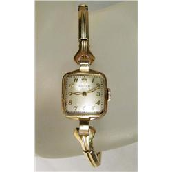 VINTAGE GRUEN VERY-THIN LADIES WRIST WATCH