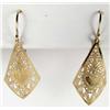 Image 1 : PAIR OF14K GOLD LADIES EARRINGS - 0.6 GRAMS
