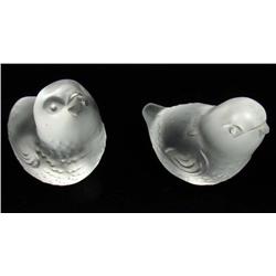 LOT OF 2 BACCARAT FIGURAL BIRLS - Approx. 2.5" tal