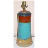 Image 1 : VINTAGE ART POTTERY LAMP - SIGNED - Approx. 13.5"