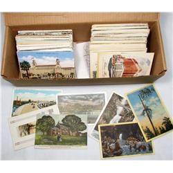 LOT OF APPROX. 200 VINTAGE POSTCARDS - Including F