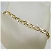 Image 1 : 14K GOLD LADIES BRACELET - 4.8 GRAMS - APPROX. 7"