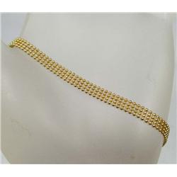 14K GOLD LADIES BRACELET - 3.0 GRAMS - APPROX. 6.7