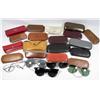 Image 1 : LARGE LOT OF VINTAGE EYE GLASSES AND CASES