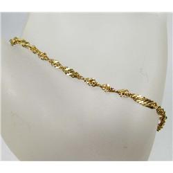 14K GOLD LADIES BRACELET - 2.2 GRAMS - APPROX. 6.7