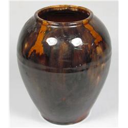 VINTAGE ART POTTERY VASE - Approx. 6" tall