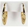Image 1 : PAIR OF 18K GOLD LADIES EARRINGS - 4.2 GRAMS