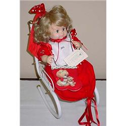 ROBIN WOODS "KRISTY" DOLL IN ROCKING CHAIR - Appro