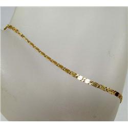18K GOLD LADIES BRACELET - 1.2 GRAMS - APPROX. 6.5