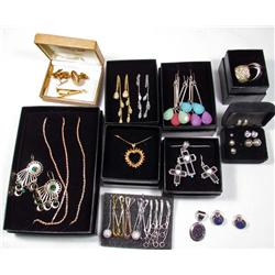 LOT OF COSTUME JEWELRY - ALL HSN - Incl. Sterling