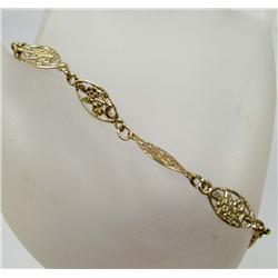 14K GOLD LADIES BRACELET - 4.1 GRAMS - APPROX. 6.5