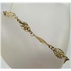 Image 1 : 14K GOLD LADIES BRACELET - 4.1 GRAMS - APPROX. 6.5