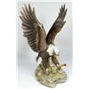 Image 1 : ROYAL CROWN EAGLE SCULPTURE - SIGNED - Approx. 10.