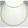 Image 1 : 18K GOLD LADIES NECKLACE - 4.1 GRAMS - APPROX. 16"