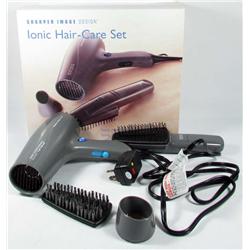 SHARPER IMAGE IONIC HAIR CARE SET IN ORIGINAL BOX
