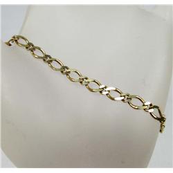 14K GOLD LADIES BRACELET - 3.7 GRAMS - APPROX. 7"