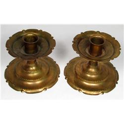 PAIR OF VINTAGE M. WILLIG FREISING BAVARIA CANDLES