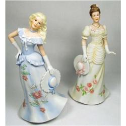 LOT OF 2 ENESCO FIGURINES - JULY AND JUNE - Each a