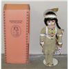 Image 1 : NATIVE AMERICAN INDIAN PORCELAIN DOLL IN ORIG. BOX