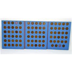 COLLECTION OF INDIAN HEAD AND LINCOLN PENNIES IN F