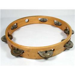 VINTAGE LUDWIG TAMBORINE - Approx. 10" diameter