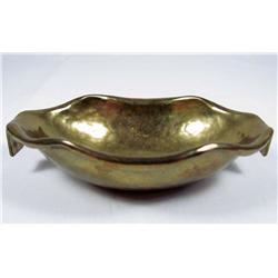 VINTAGE HAND HAMMERED BRASS BOWL - MARKED - Approx