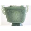 Image 3 : 19th c. Chinese reticulated spinach jade piece