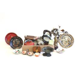 Box lot of Oriental articles