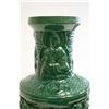 Image 2 : Pottery emerald green vase with Buddha on collar