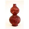 Image 1 : Qing Dynasty carved red lacquer vase
