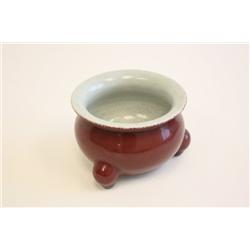 Footed porcelain censer